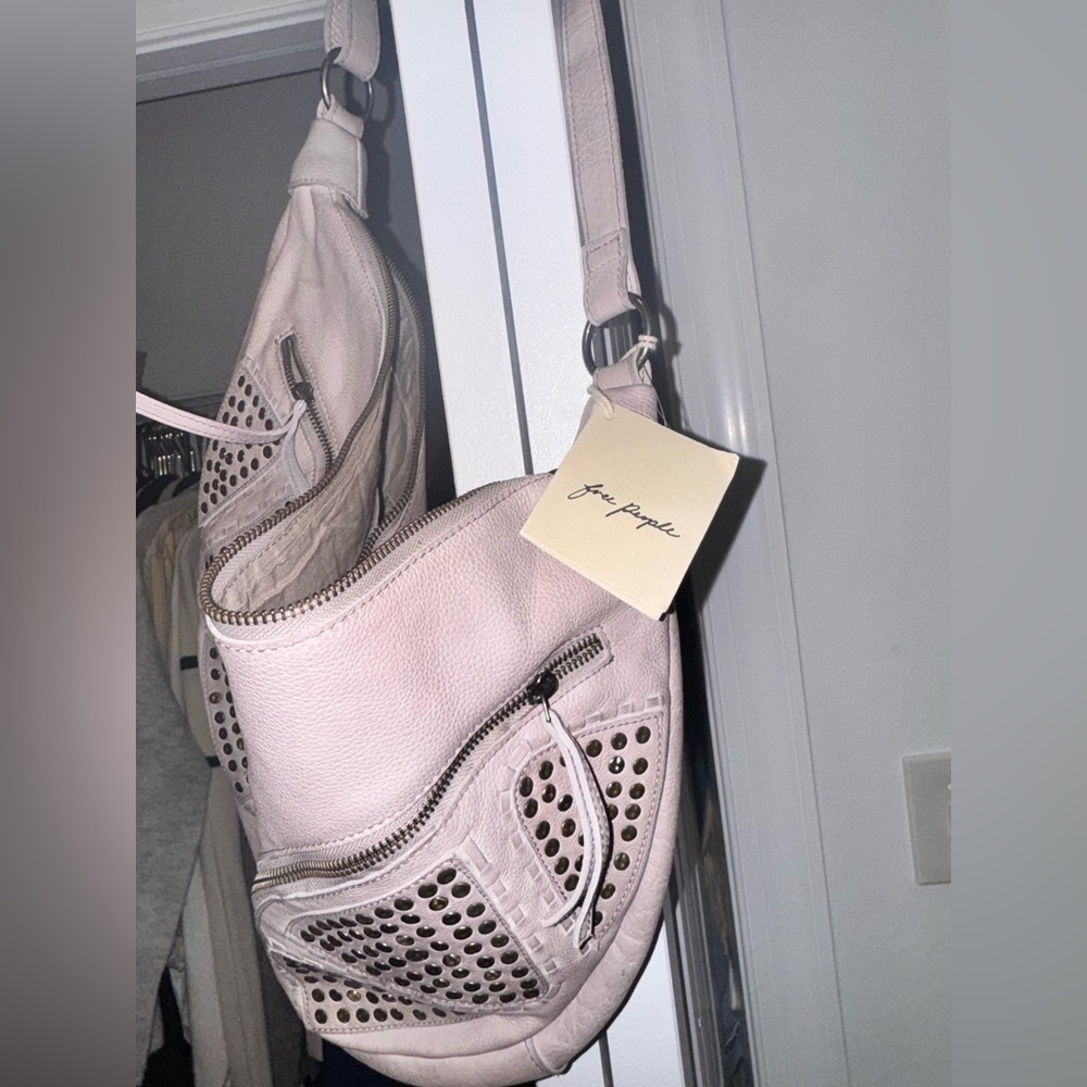 Free People Light Pink Shoulder Bag